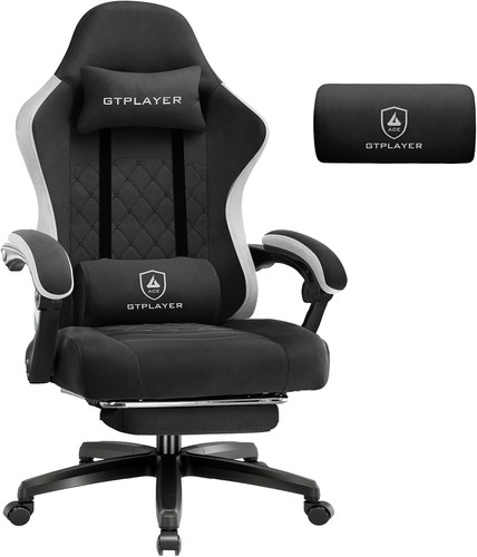 Gaming chair with - gaming, footrest