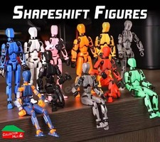 Shapeshift Robots Constructable Posable Action Figures for Art & Build Play