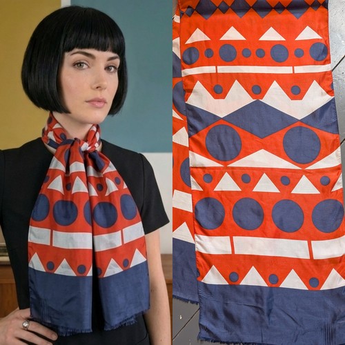 Vintage 60s 70s stripe - 60s, red