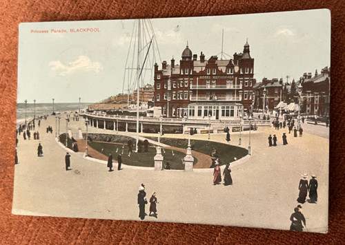 Antique postcard blackpool - antique,