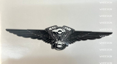 Twin wings decal harl - wings,