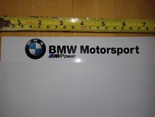 BMW M Sport/Motorsport sticker, 190mm long.