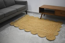 Rug Jute Carpet Mat Farmhouse