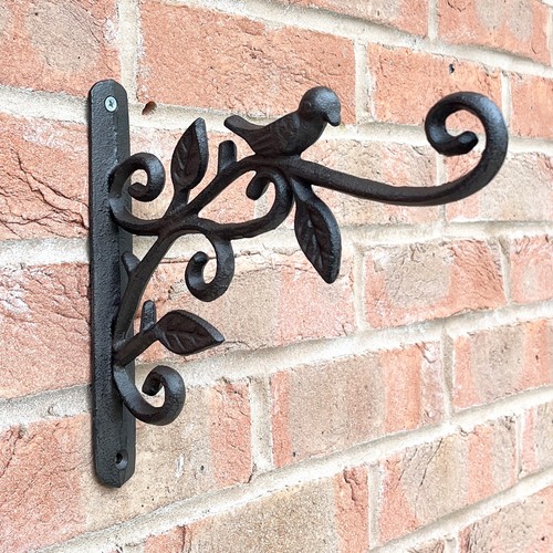 Hanging basket bracket heavy - basket,