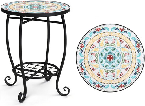 Elegant moroccan mint mosaic - mint,