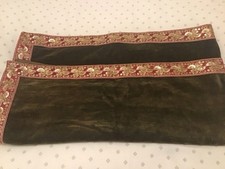 Velvet Small Throw / Table Cover / End Of  bed.   Indian inspired