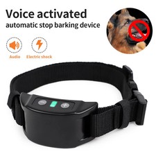 USB Rechargeable Dog Training Collar Anti Barking Automatic Electric Shock Beep