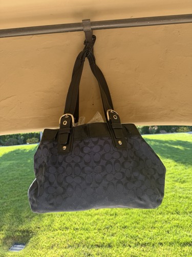 Vintage coach navy and black - vintage,