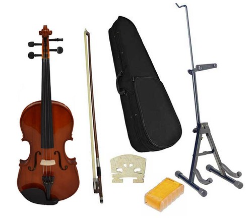 Student violin and stand - 3/4,