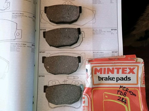 Rear brake pads fits - brake,