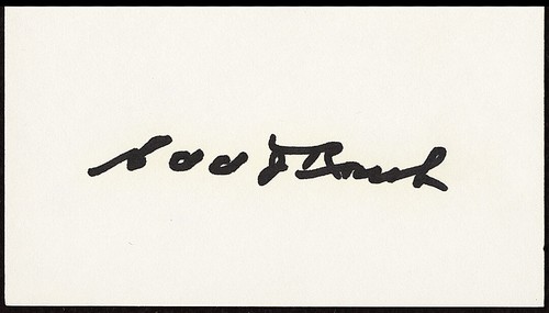 Edd roush signed autographed - signed,