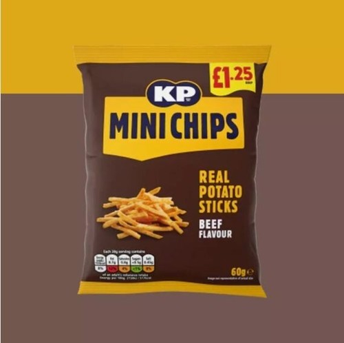 Mini chips beef - kp, crisps