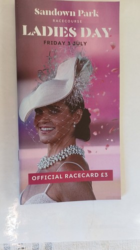 Sandown race card - race,