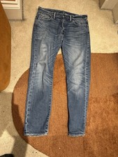 Levi's Men's Vintage Blue Denim Jeans, Straight Slim Fit. W34 L30