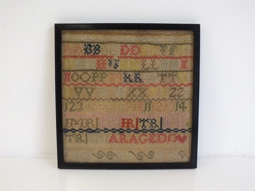 Antique victorian embroidery - antique,