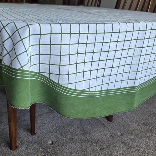 Vintage retro round tablecloth - vintage,