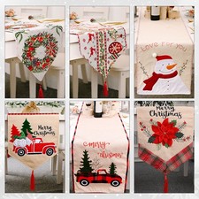Christmas Table Runner Santa