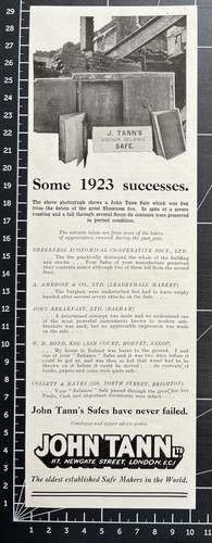 John tann safes 1923 cutting - -,