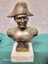 Vintage 5in small  metal bust napoleon 1st statue