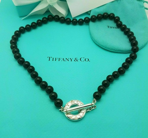 Tiffany rare black 8mm - tiffany, co.