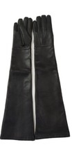 Genuine Lambskin Leather Black