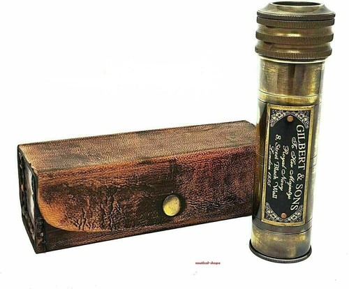 Vintage brass kaleidoscope - brass,