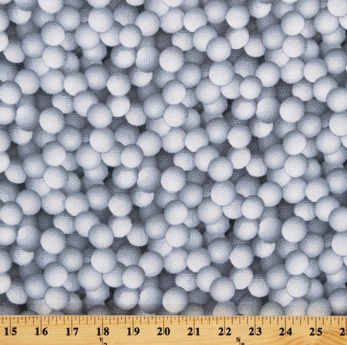 Cotton golf balls - balls, gray