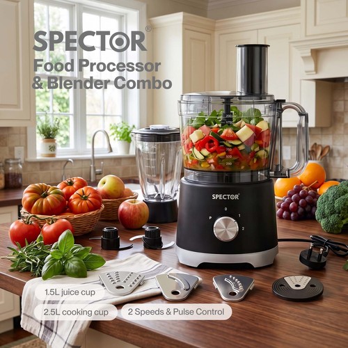 Spector food processor 1500w - food,