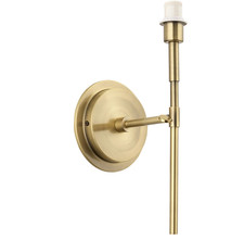 Indoor Antique Brass Plate Wall Light B&Q - Dimmable 6W LED E14 - OPEN BOX