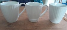 John Lewis Ribbed Stoneware 3 Mugs