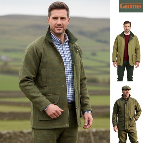 Game men derby tweed coat - derby,