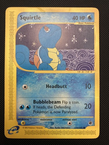 Squirtle 132 165 - -, 2002