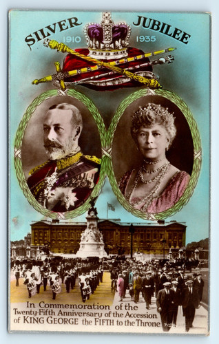 Postcard king george - postcard, v