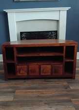 mango wood corner tv table