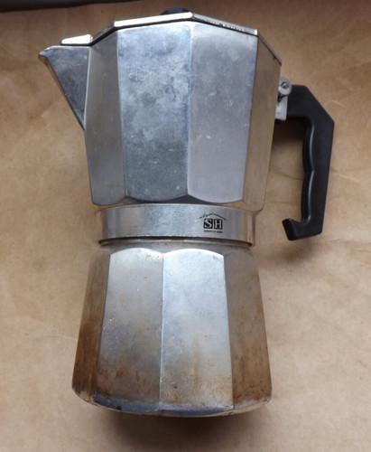Vintage coffee maker metal - vintage,