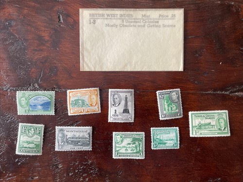 British west indies unused - west,