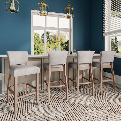 2pcs bar stools high counter - 2pcs,