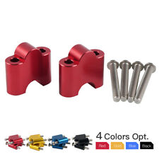 For YAMAHA RAPTOR 700 YFM700 ATV Handle Bar Riser Mounting Clamps 2013-2023 PAIR
