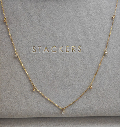 Solid 18ct gold 09ct natural - 18ct, 0.09ct