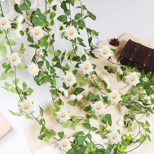 Artificial rose flower garland - flower,