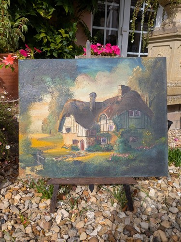 Vintage original oil - vintage, on