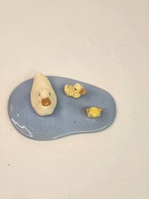 Vintage Hagen Renaker Duck Pond Miniature Figurine Water Collectible READ