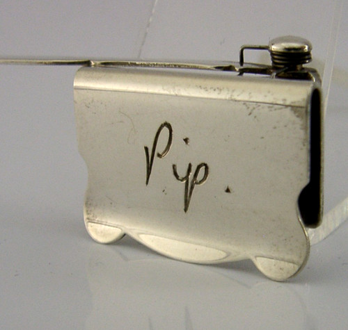 Asprey solid sterling pip - solid,