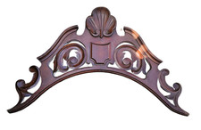 44" X 25" Antique hand carved