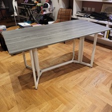 Grey Wood Design Work Desk Computer Desk