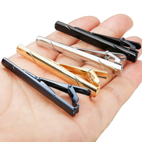 Mens metal silver gold tie - metal,