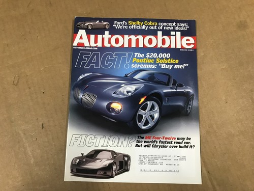 Automobile magazine pontiac - automobile,
