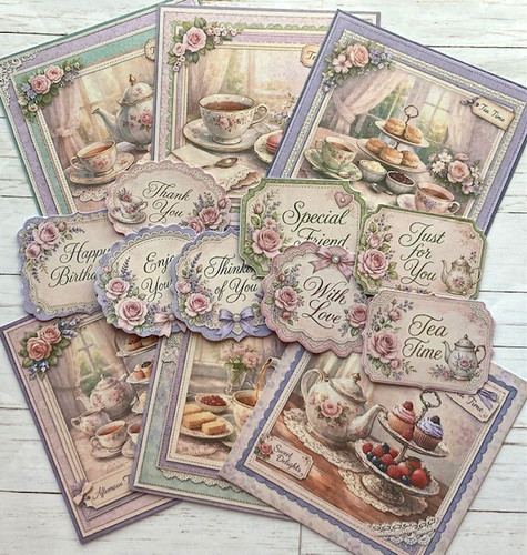 Afternoon tea card - afternoon,