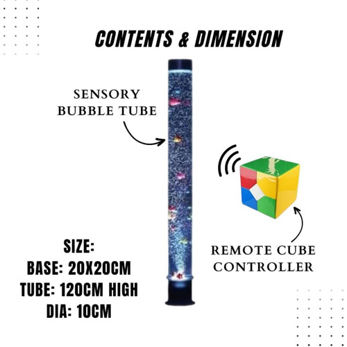 Bubble light tube colour - light,