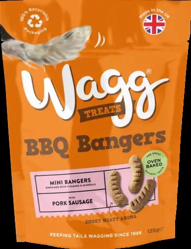 Wagg bbq bangers dog treats - bangers,